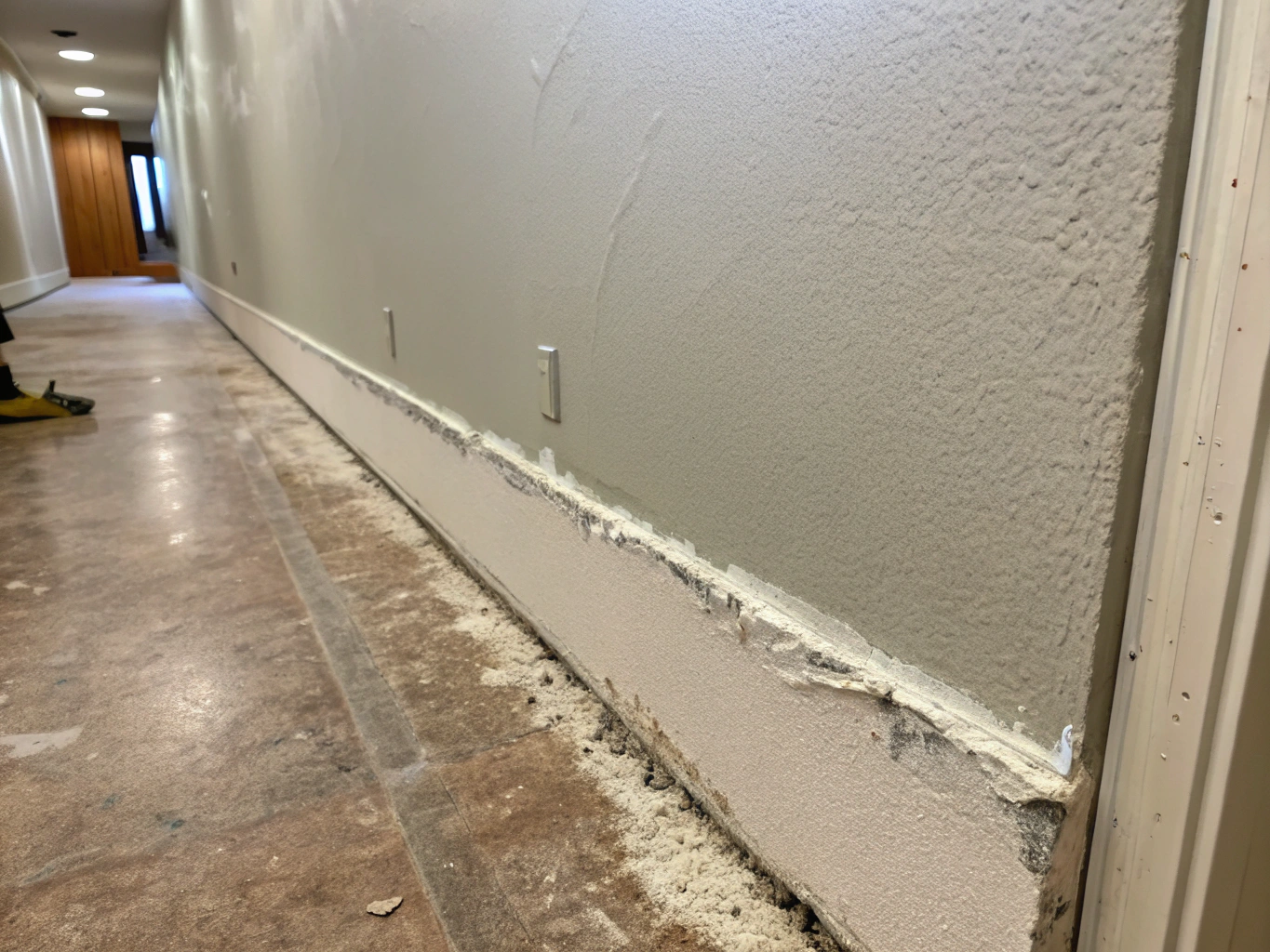 Smooth drywall joint finishing and wall repair